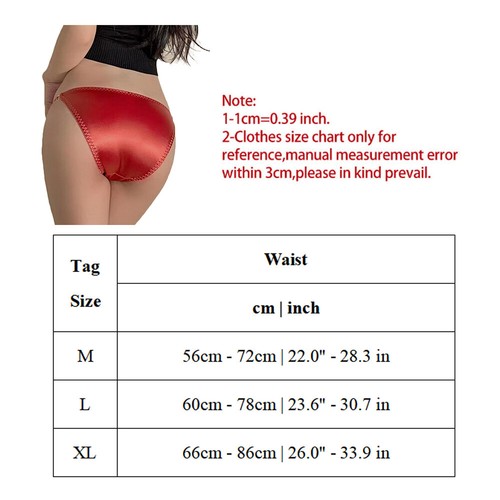 Sexy Womens Satin Panties Lingeries High Cut String Bikinis Underwear Seamless